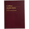 Collins Guard Book Minute Record Acid Free Paper 300 Page 335 X 240Mm Burgundy 9970 - SuperOffice