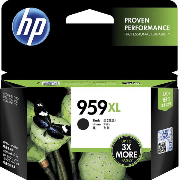 HP 959XL Ink Cartridge High Yield Black L0R42AA Genuine Original L0R42AA - SuperOffice