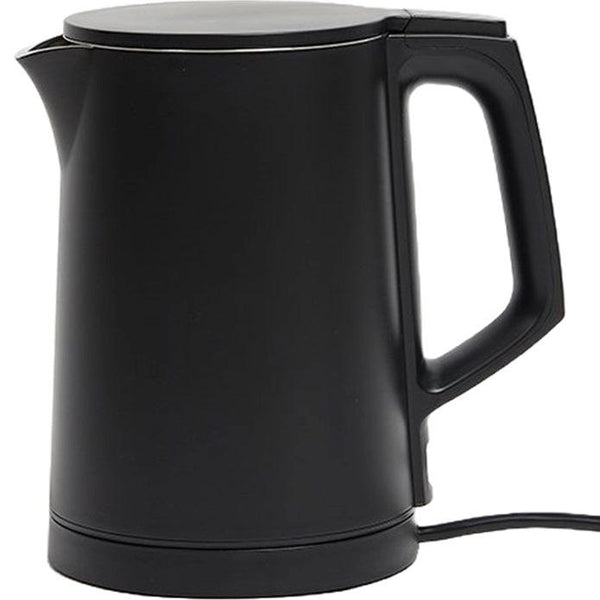 Nero Double Wall Kettle 0.8L Stainless Steel Compact Small Black 740044 - SuperOffice