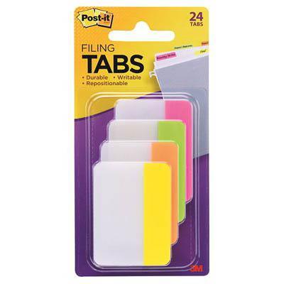 Post-It 686-Ploy Durable Tabs 50 X 38Mm, 6 Tabs Each Lime, Orange And Yellow 70005121093 - SuperOffice