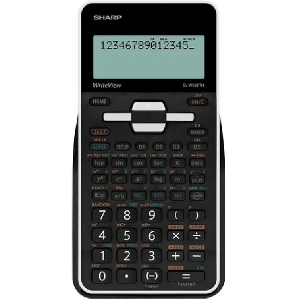 Sharp ELW532THBWH WriteView 396 Maths Function | SuperOffice