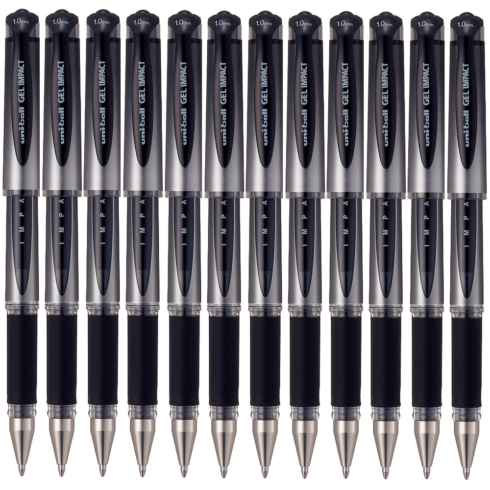 Penna Gel Uni-ball Signo Broad UM153 C - Blu, Tratto 0.65 Mm, Ricaricabile - 2