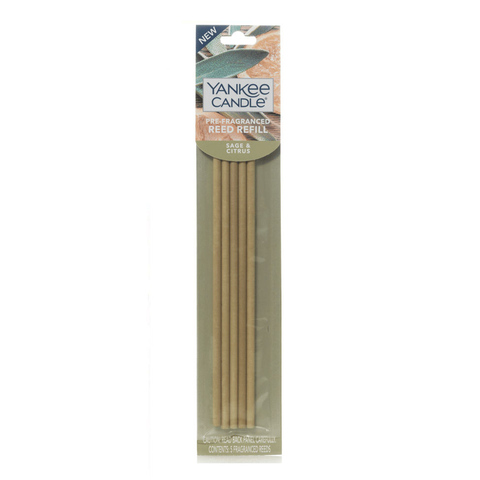 Yankee Reed Diffuser Fragranced SAGE CITRUS Sticks SuperOffice