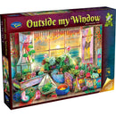 Puzzle Outside my Window 1000pc Boho Seaside View