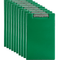 10 Pack Marbig Clipfolder PVC Foolscap Green Clipboard Large 4300504 (10 Pack) - SuperOffice