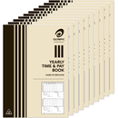 10 Pack Olympic Yearly Time & Pay Book Book Bulk 140583 (10 Pack) - SuperOffice