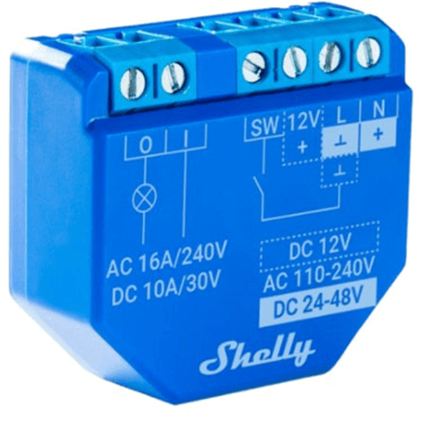 10 Pack Shelly Plus 1 WiFi Relay Switch BULK 3800235265000 (10 Pack) - SuperOffice