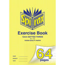 10 Pack Spirax 215 Exercise Book Ruled 12mm Dotted Thirds 70GSM 64 Page A4 56215 (10 Pack) - SuperOffice