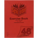10x Spirax P118A Exercise Book Ruled 12mm 70Gsm 48 Page A5 Red Pack Bulk 56118P5 (10 Pack) - SuperOffice