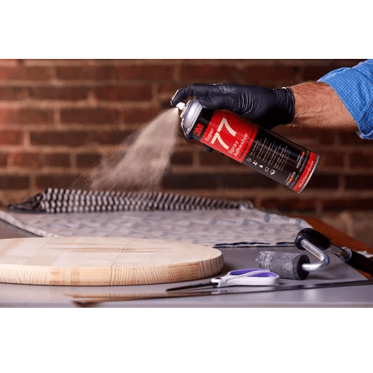 12 Pack 3M Super 77 Multi-Purpose Adhesive Glue Spray Can 375G BULK XE006002507 (12 Pack) - SuperOffice