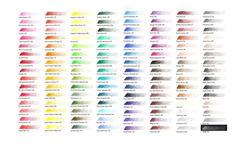 120 Faber-Castell Polychromos Coloured Colouring Pencils Wooden Case Set Box 110013 - SuperOffice