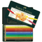 12x Faber-Castell Polychromos Artist Colour Colouring Pencils Tin Set 110012 - SuperOffice