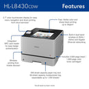 Brother HL-L8430CDW Colour Laser Printer Wireless Duplex Print 31ppm
