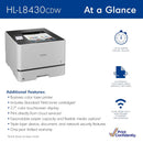 Brother HL-L8430CDW Colour Laser Printer Wireless Duplex Print 31ppm