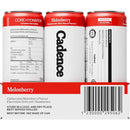 Cadence Electrolyte Sport Hydration Sparkling Drink Melonberry 330ml Cans 12 Pack