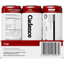 Cadence Electrolyte Sport Hydration Sparkling Drink Cola 330ml Cans 12 Pack