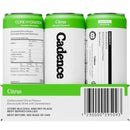 Cadence Electrolyte Sport Hydration Sparkling Drink Citrus 330ml Cans 12 Pack