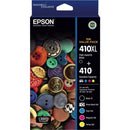 Epson 410 Ink Cartridge Vale Pack 410Xl High Yield Black + 410 Black/Magenta/Cyan/Yellow