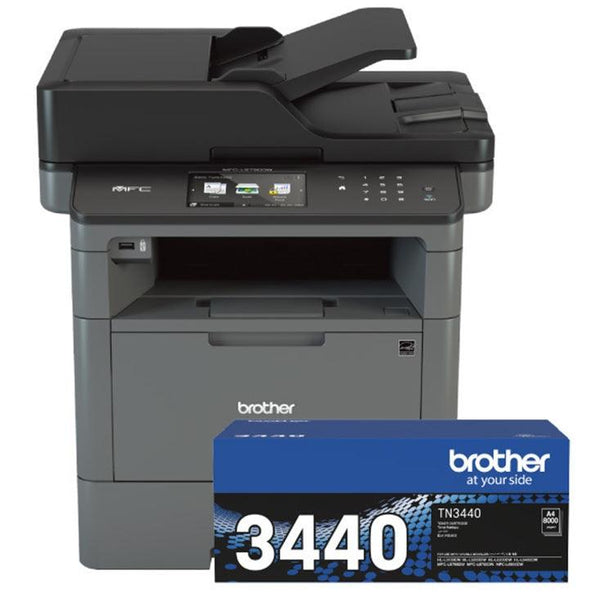 Brother MFC-L5755DW Mono Wireless Laser Multi-Function Printer with TN-3440 Toner Bundle KITBP5755DWBP - SuperOffice