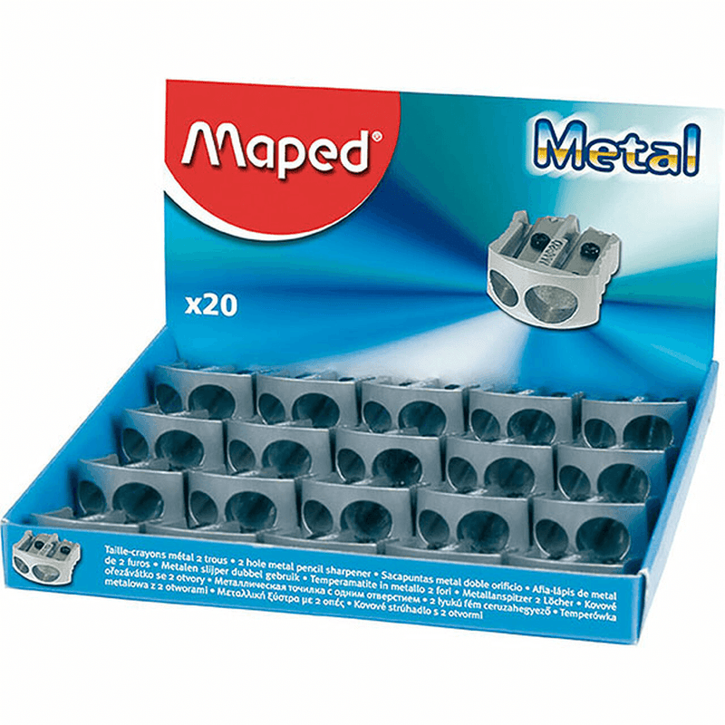 20 Pack Maped Classic 2 Hole Pencil Sharpener Bulk 8506700 (20 Pack) - SuperOffice