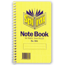 20 Pack Spirax 561 Notebook Spiral Bound Side Opening 96 Page Pocket Size 147x87mm 56047 (20 Pack) - SuperOffice