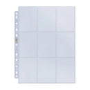 Ultra Pro: UP81359 9-Pocket 11-Hole Platinum Page 10 ct retail pack