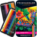 24 Prismacolor Premier Colour Pencils Tin Soft Core Coloured Set PC953 - SuperOffice
