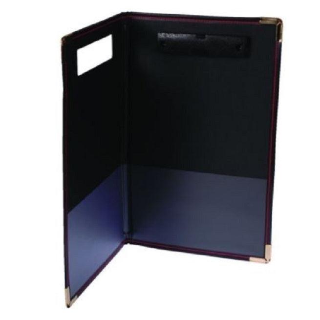 Marbig Supertuff Clipboard Double Reinforced Edges Foolscap Black Pack 12 57709BLK (12 Pack) - SuperOffice
