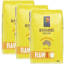 3 Pack Bundaberg Raw Brown Sugar 2kg Bag Tea Coffee Bulk