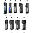 SodaStream Fuse Metal Bottle Carbonating Sparkling 1L Portable 4 Pack METAL - 1741290610 (2 Pack of 2) - SuperOffice