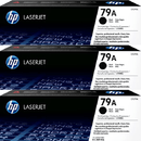 3 Pack HP 79A Toner Ink Cartridge Black Genuine CF279A BULK CF279A (3 Pack) - SuperOffice
