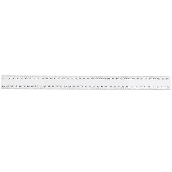 Celco Plastic Ruler 400mm 40cm Clear Pack 36 0102410 (Pack 36) - SuperOffice