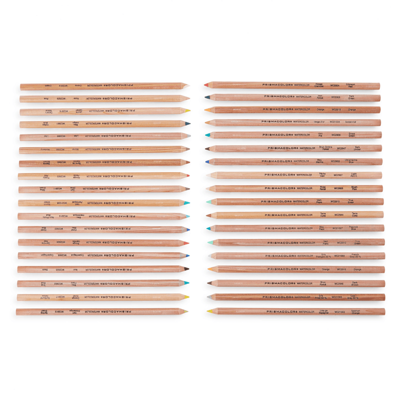 36 Prismacolor Watercolour Colour Pencils Tin Set Artists Water Colour PWC36 - SuperOffice
