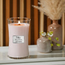 WoodWick Sheer Tuberose Large Candle Crackles As It Burns 610G Hourglass