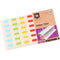 3L Index Tabs 12x25mm Assorted Colours Pack 72 100852409 | 10510 - SuperOffice