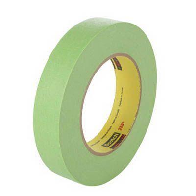 3M 233+ Masking Tape Premium Grade 12Mm X 50M Green 70006288396 - SuperOffice