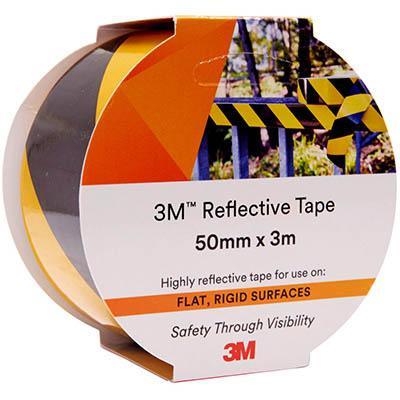 3M 7931 Reflective Tape Yellow/Black 50Mm X 3M 7931YB - SuperOffice