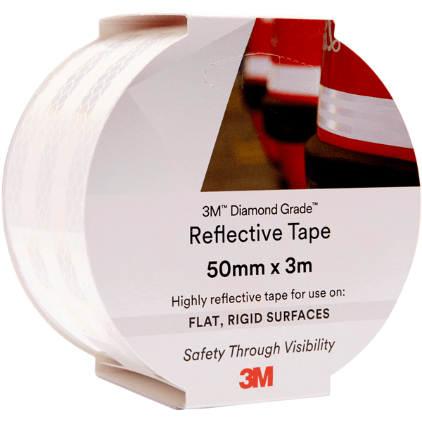 3M 983-10 Diamond Grade Reflective Safety Tape White 50mmx3m AR010613594 - SuperOffice