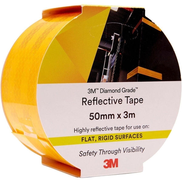 3M 983-71 Diamond Grade Reflective Tape Yellow 50mmx3m Safety AR010613602 - SuperOffice