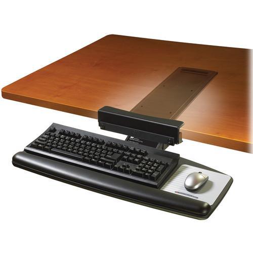 3M Akt65Le Adjustable Keyboard Tray Black 70005227833 - SuperOffice