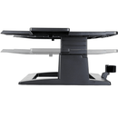 3M LX500 Laptop Stand Height Adjustable Riser Black 70071166006 - SuperOffice