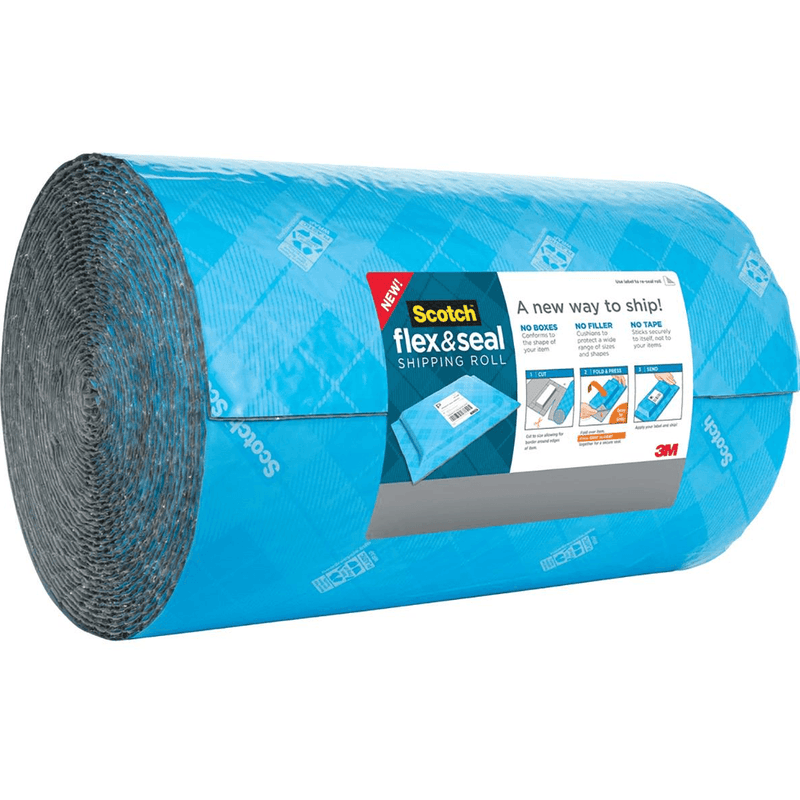 3M Scotch Flex & Seal Shipping Packaging Roll 380mmx15.2m 70007041786 - SuperOffice