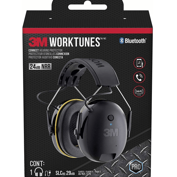 3M Worktunes Earmuff Call Connect Bluetooth Headphones 90543-4DC - SuperOffice