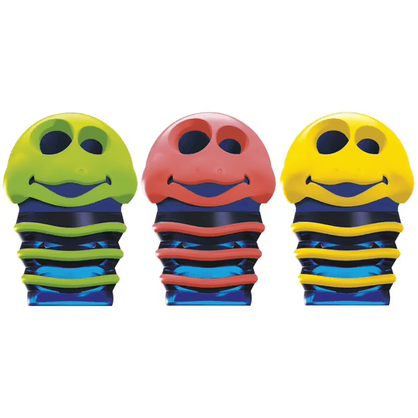 3x Maped Croc 2 Hole Sharpener Assorted 8501700 (3 Pack one of each colour) - SuperOffice