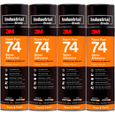4 Pack 3M 74 Foam Glue Spray Adhesive 489g Orange Fast Drying Can Bulk 62493549216 (4 Pack) - SuperOffice