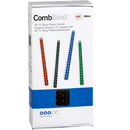 4 Pack GBC Plastic Binding Comb Spine Round 21 Loop 14mm A4 Black 100 Combs BEP14BK100 (4 Packs) - SuperOffice