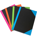 4 Pack Notebook Casebound Ruled 192 Leaf A5 Assorted Corners 3004 (4 Pack) - SuperOffice
