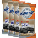 4 Packs Northfork Cleaning Wet Wipe For Leather Pack 50 Sheets 634213400 (4 Packs) - SuperOffice