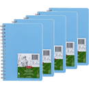 5 Pack Derwent Academy Visual Art Diary Portrait 120 Pages A5 Blue R310701 (5 Pack) - SuperOffice