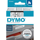 5 Pack Dymo 45803 D1 Labelling Tape 19mmx7m Black On White S0720830 (5 Pack) - SuperOffice